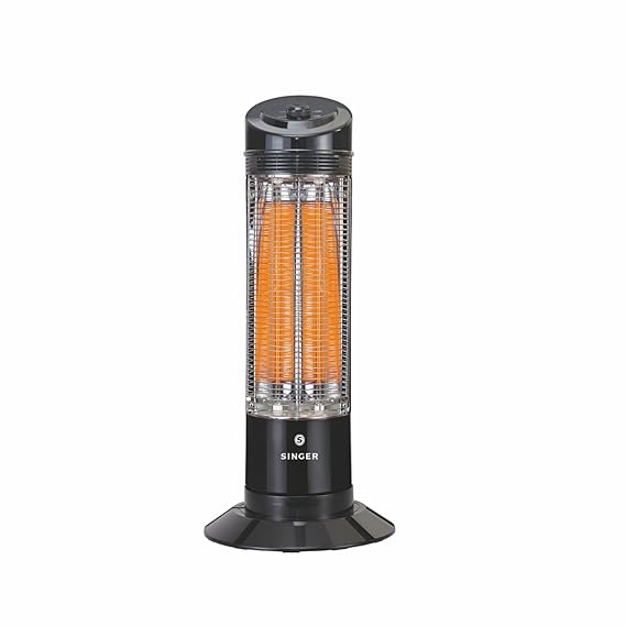 SINGER 1200 Watt Maxiwarm Carbon Room Heater with Two Carbon Heating Tubes