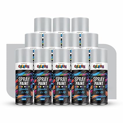 Cellux 2X Ultra Cover Silver Spray Paint for DIY Projects