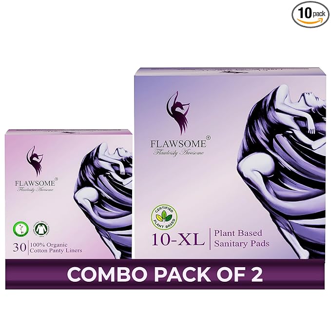 Flawsome Sanitary Pads & Daily Panty Liners Period Care Combo