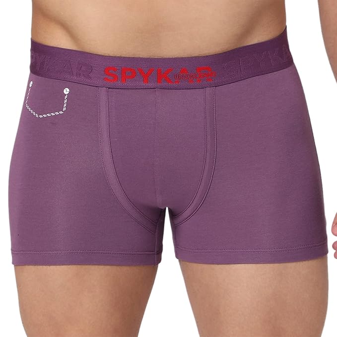 Underjeans Men Cotton Blend Trunk