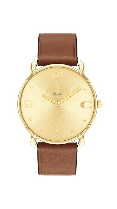 Coach Elliot Qtz Basic Silver Round Dial Women's Watch