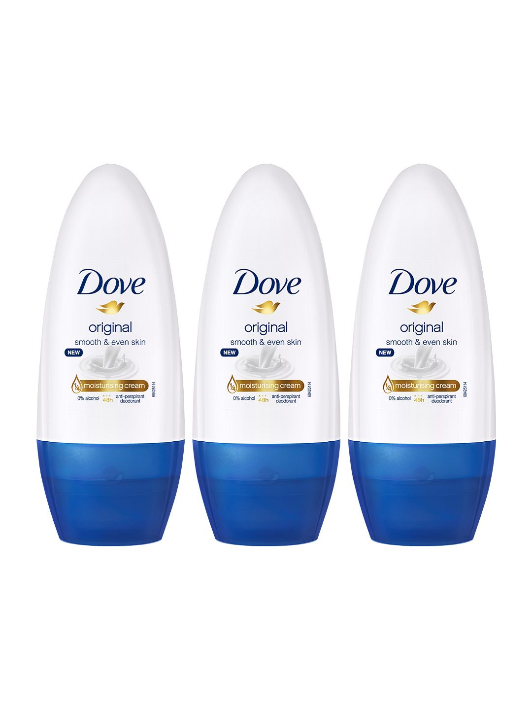 Women Set of 3 Original Antiperspirant Deodorant Underarm Roll On - 50 ml each