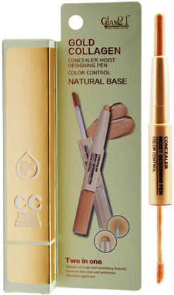 Glam21 Gold Collagen Dual Concealer Pen-CL1015A-03 Concealer (Pure Beige, 4.8 g) Review