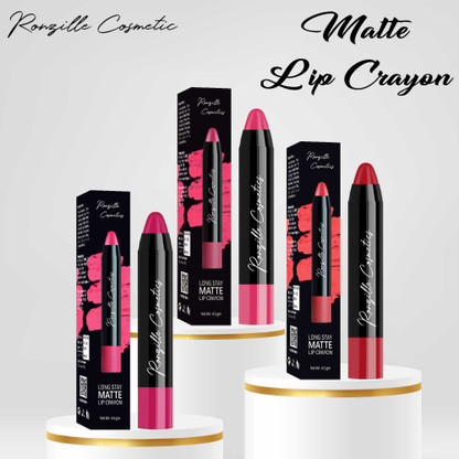 RONZILLE Matte Long Lasting Lip Lipstick (Shades 1,3,6, 13.5 g)