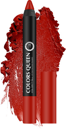COLORS QUEEN Color It All Highly Pigmented Long Lasting Non Transfer Matte Crayon Lipstick (Third Date, 3.5 g)