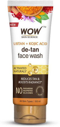 WOW Skin Science Ubtan For Oily - Tan Removal and Brightening Face Wash