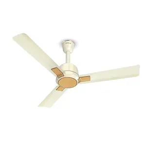 Havells Eva 1200mm Ceiling Fan, Energy Efficient with Low Power Consumption, High Air Delivery | 2 Years Manufacturer Warranty | Metallic Cream Wicker