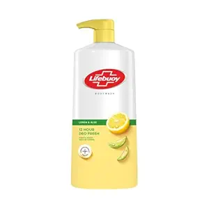 Lifebuoy Lemon & Aloe Bodywash | Fights body odour germs | 750ml