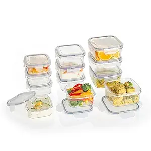 Steelo Sofresh Plastic Kitchen Storage Square Container Set