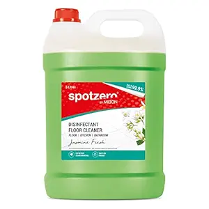 Spotzero by Milton Disinfectant Floor Cleaner, 5 Litres, Jasmine | Surface Cleaner | Stain Removal