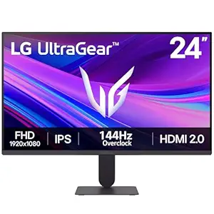 LG 24G411A-B 24-inch Ultragear Gaming Monitor for Smooth Gameplay