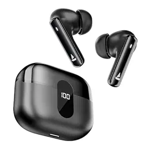 boAt Airdopes 121 Pro Plus,100H Battery,4Mics ENx,Low Latency,Fast Charge, LED Display, Stream Ad Free Music via App Support, Bluetooth in Ear Earbuds, TWS Ear Buds Wireless Earphones with mic (Black)