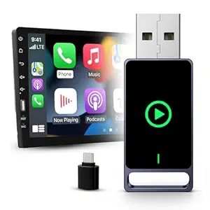 Shakti Technology RideWave 2-in-1 Wireless Carplay Adapter Wireless Carplay & Android Auto