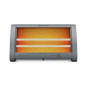 Havells Cozio Nuo Room Heater | Dual Heat Setting 400/800 Watt | Dual Quartz Heating Rods