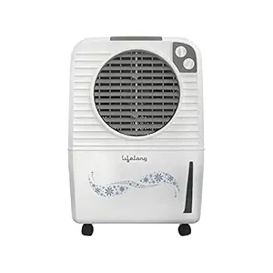 Lifelong 40 Litre Air Cooler for Home with Honeycomb Pads & Portable - Room Cooler with Ice Chamber for Cooling & Water Level Indicator - Powerful Air Throw (LLLAC36, 1 Year Manufacturer's Warranty)