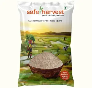 Safe Harvest Pesticide Free Sona Masuri Raw Rice 12 Months 5kg