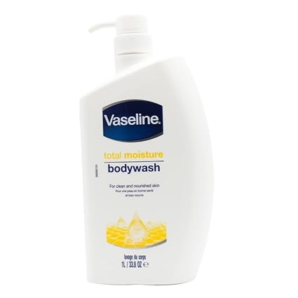 Vaseline Total Moisture Body Wash for Healthy, Fresh Skin, 1L