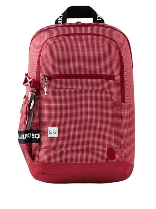 Wildcraft Wiki Squad Polyester Laptop Backpack for Travel, Gym, Office | Unisex Backpack with Rain cover | Water Repellent Teardrop Bags for Mens & Womens