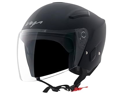 Vega Orion ISI Certified Matte Finish Open Face Helmet