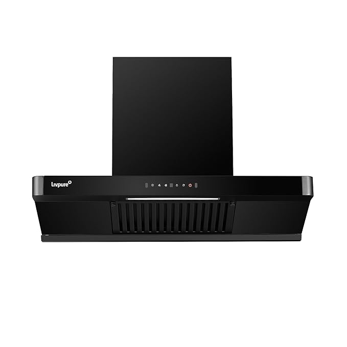 Livpure Altima 90 cm 1550m3/hr T-Shape Double Layer Baffle Filter Kitchen Chimney