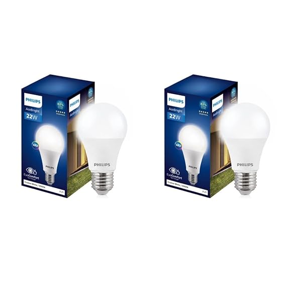 Philips 22-watt LED Bulb |AceBright High Wattage LED Bulb| E27 Bulb