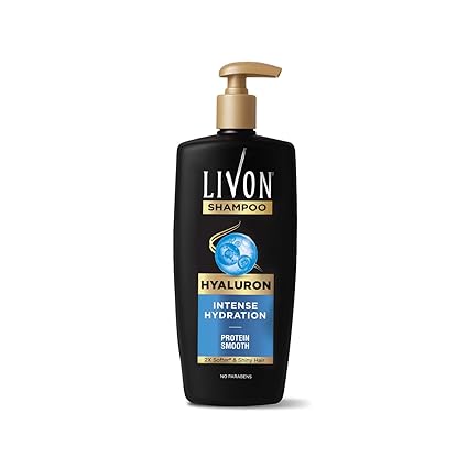 Livon Hyaluron Shampoo | Hydrates Dry & Dull Hair for Women & Men