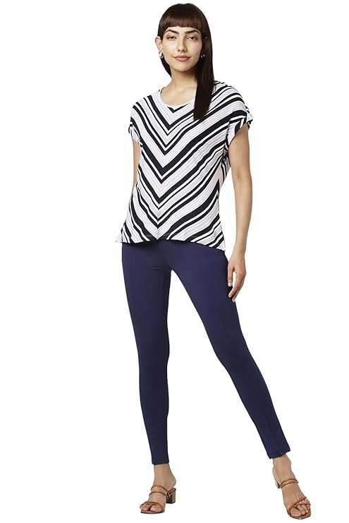 Women Cotton Striped Regular Fit Top