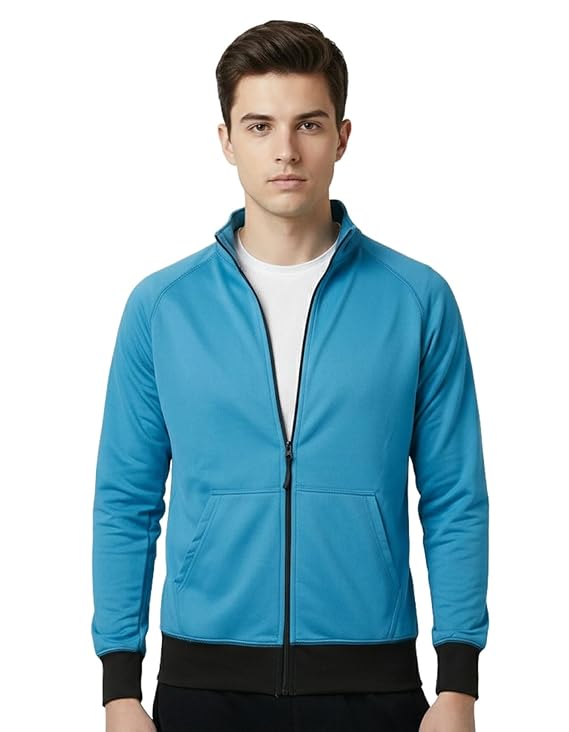 Scott International Jackets for Men | Winter wear | Men's Polyester Full Sleeve Zip with Pocket | Men Jackets | Winter Standard length Jackets