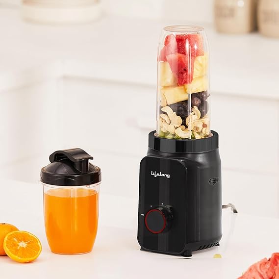Lifelong Nutri for Smoothies and Juices 500 Watts with 2 Jars