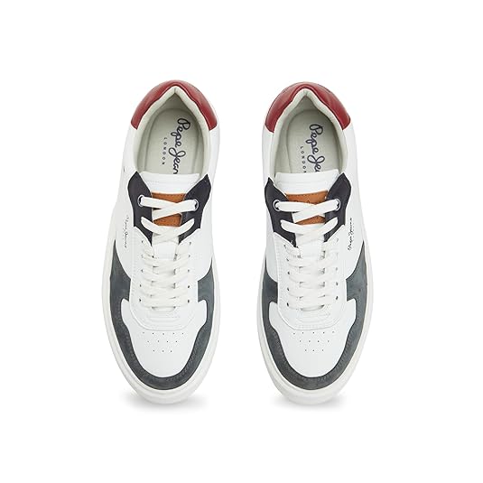 PEPE JEANS Men's Cup Sole Sneakers for Men's Comfort