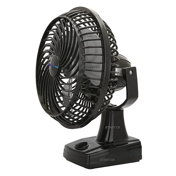 STARVIN Black Wall Fan 9 inch High Speed Copper Motor Fan