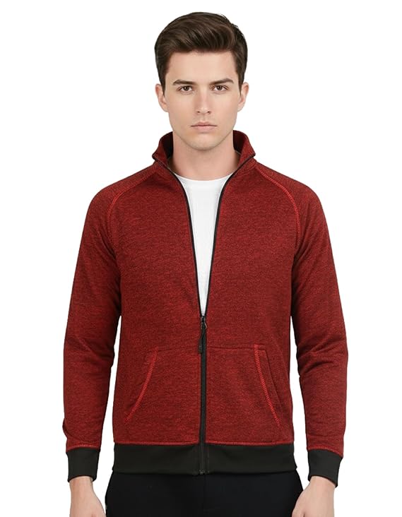 Scott International Jackets for Men | Winter wear | Men's Polyester Full Sleeve Zip with Pocket | Men Jackets | Winter Standard length Jackets