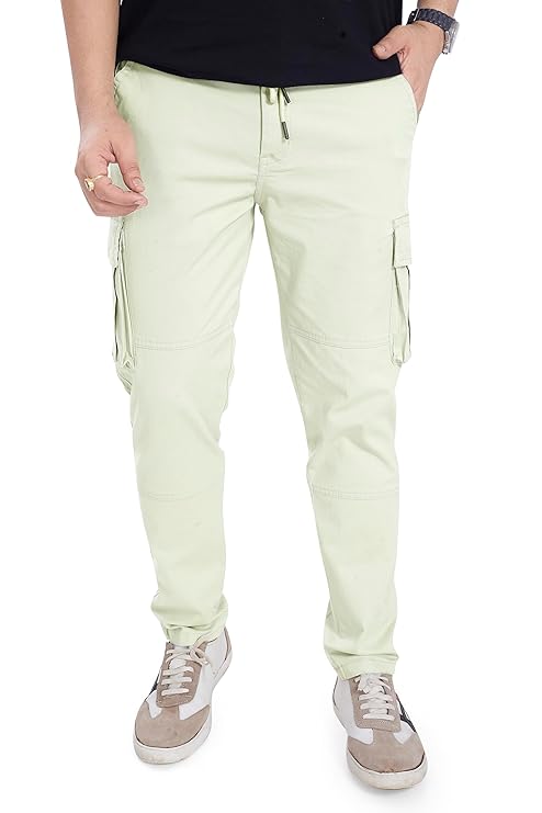 DIVISIVE Men's Cotton Cargo || Cargo Pants for Men || Casual Relaxed Fit (Cargo - 101-120)