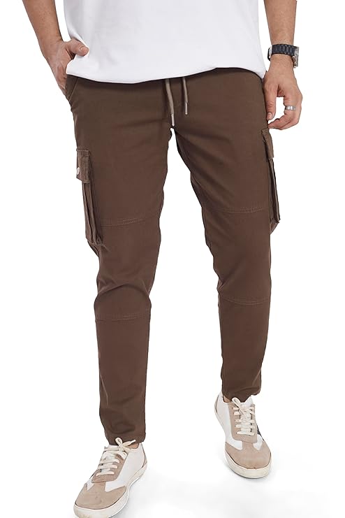 DIVISIVE Men's Cotton Cargo || Cargo Pants for Men || Casual Relaxed Fit (Cargo - 101-120)