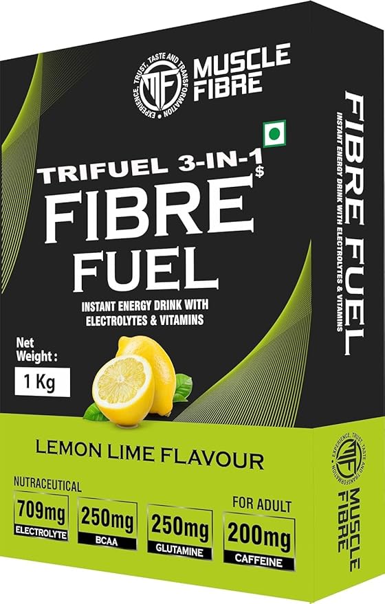 Muscle Fibre TriFuel 3-IN-1 Isotonic Powder | Instant Energy Drink for Workout