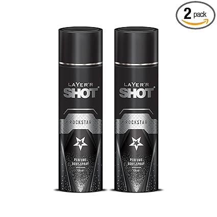Rockstar Long Lasting Body Spray For Men (240ml, Pack Of 2)