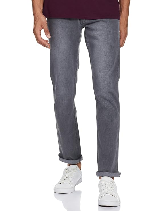 Amazon Brand - Symbol Men's Relaxed Cotton Lycra Stretchable Jeans