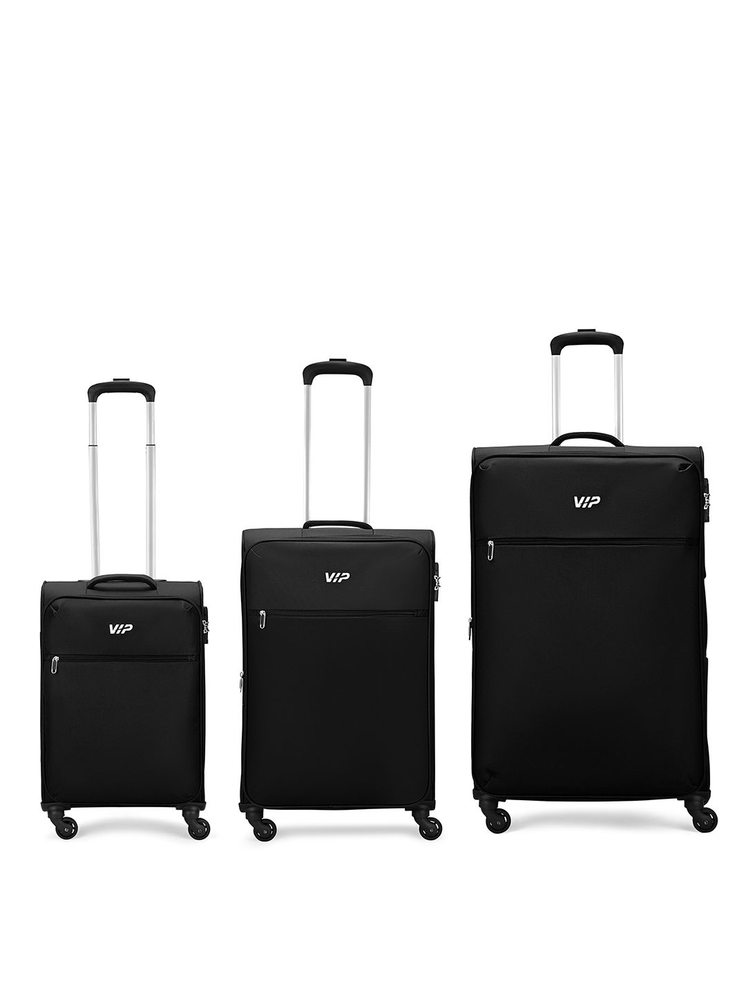 TIVOLI Set Of 3 Soft Suitcase Trolley Bags - 127L