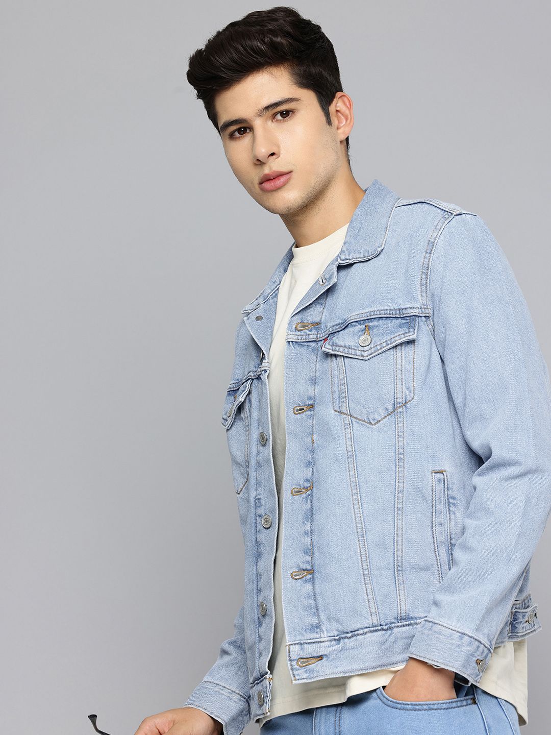 Pure Cotton Denim Jacket - High-Quality Denim Jacket