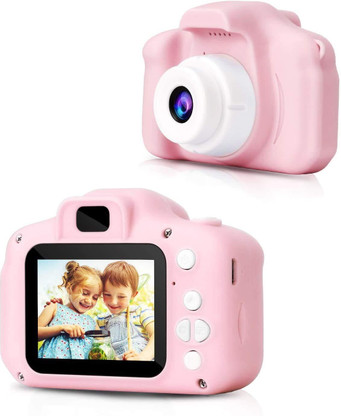 VeeDee Kids Camera Baby Pink Digital Compact Camera (Designed in SLR Style for Kids) Point & Shoot Camera (Pink)