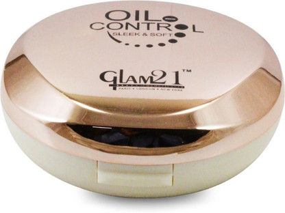 Glam21 Oil Control Correction compact Powder CP8007 with Kajal Compact (Golden Sand, 18 g)