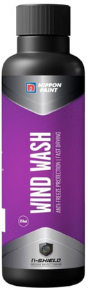 Nippon Paint n-Shield Car Windshield Wash Concentrate, Removes Stains, Bird Droppings Liquid Vehicle Glass Cleaner (250 ml)