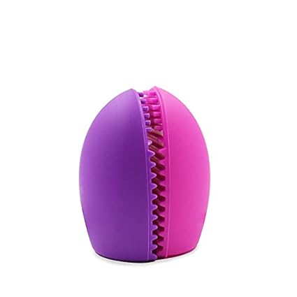 3 Pack of Silicone Makeup Brush Cleaner, Cosmetic Cleaning Tool (Pink)