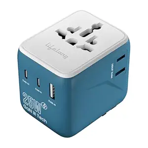 Lifelong Electronics 2500W Universal Travel Adapter | All in One Device