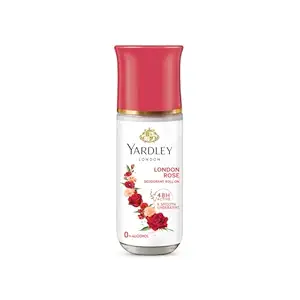 Yardley London London Rose Roll On Deodorant for Women 65ml