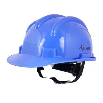 Aktion AK H12_BLU Safety Helmets Rachet Type, IS 2925:1984 Color: Blue, Pack of 20