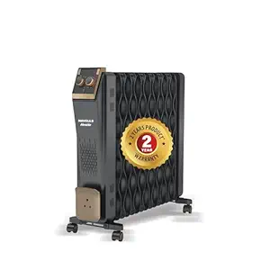 Havells 9 Fin Hestio Wave Fin OFR (Oil Filled Radiator)|Room Heater|2400 W|3 Heat Settings & PTC Fan Heater