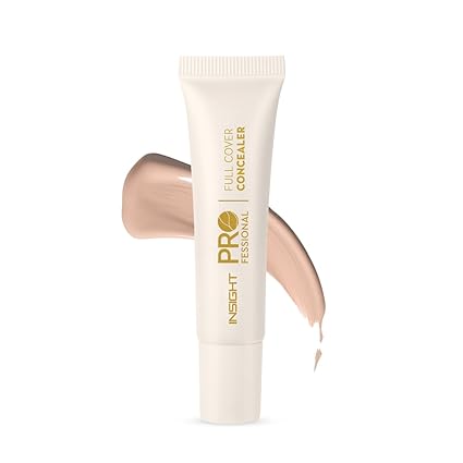 INSIGHT Professional Full Cover Concealer - LP-05 | Creamy Velvety Finish | Lightweight Waterproof Formula | Easily Blendable | Enriched with Vitamin E & Almond Oil | 20 g