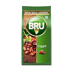 Bru Instant | Aromatic Coffee From South Indian Plantations | Premium Blend of Robusta & Arabica Beans For a Rich Coffee Experience | 200g