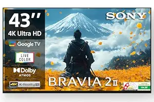 Sony 108 cm (43 inches) BRAVIA 2M2 Series 4K Ultra HD Smart LED Google TV K-43S22BM2